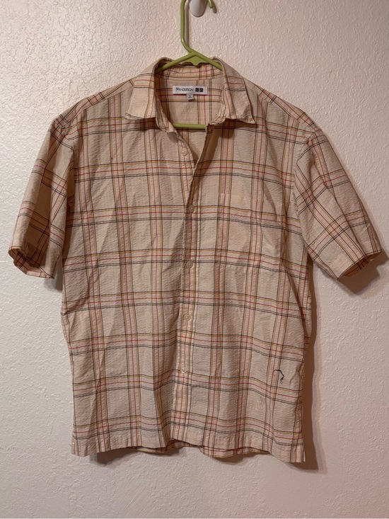 JW ANDERSON Tops - JW Anderson x Uniqlo Plaid Button Down Shirt Small